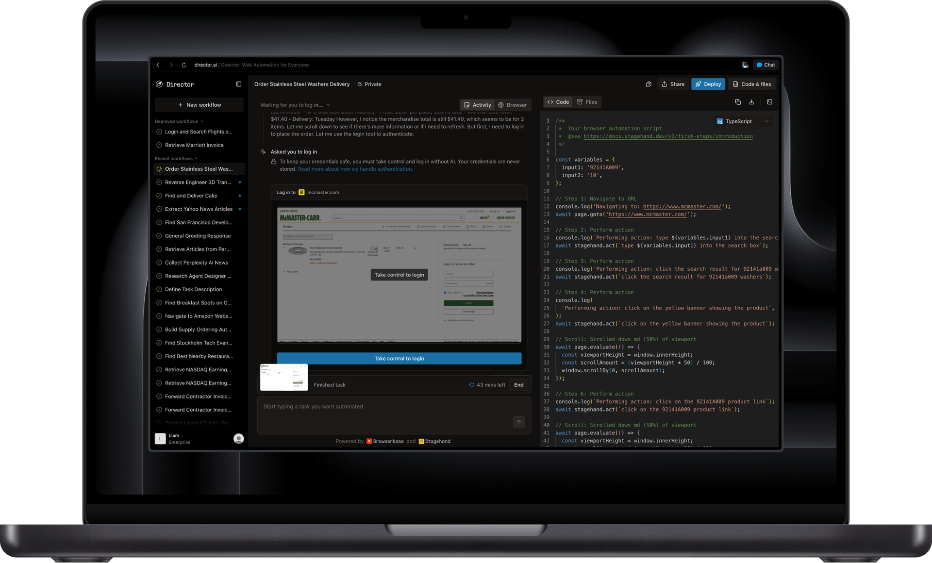 Director by Browserbase